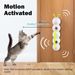 Toys For Cats Intelligent Sensing Rotating Swing Ball With Feather Tail Automatic Motion Interactive Cats Teaser Stick Cat Toys_voghion.com