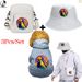 Animal Kangaroo 3-teiliges Set mit Tasche und Hut, flammender Totenkopf-Print, Haustierbekleidung, dreiteilige Kombination, bequeme Winterkleidung für Haustiere, ideal für Reisen mit Haustieren im Freien_voghion.com
