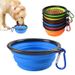 PawParty Store'dan 2'si 1 Arada Katlanabilir Taşınabilir Silikon Köpek Mama Kabı, Evcil Hayvan Mama Kabı, Köpekler ve Kediler İçin Açık Hava Seyahat Kabı_voghion.com