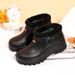 Wasserdichte Baumwollstiefel Regenschuhe Samt Mittelrohr Baumwollschuhe Herren Outdoor Winter Herrenschuhe Baumwollschuhe Schneestiefel Herren Freizeitschuhe_voghion.com