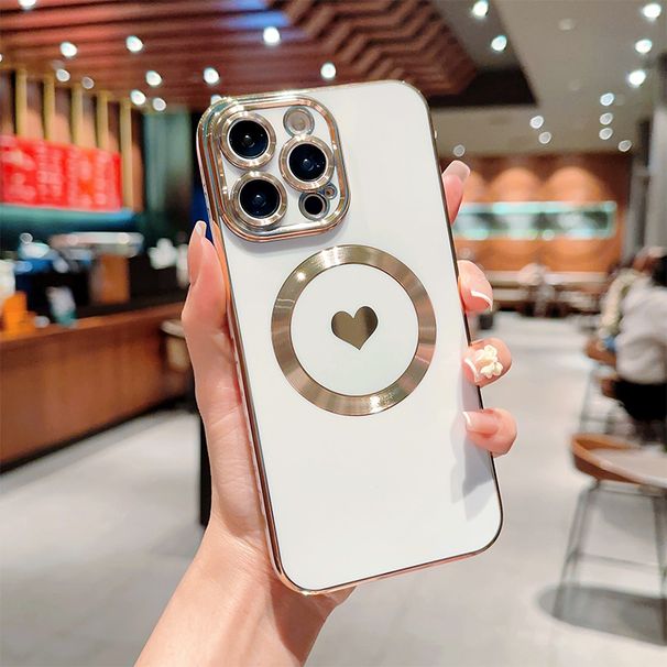 Coque de protection d'objectif en Silicone plaqué solide, étui pour iPhone 14 Pro Max 13 12 11 Pro Max 14 Plus_voghion.com