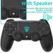 Suitable for PS4/PS4 Slim/Pro/PC wireless Bluetooth controller, 6-axis sensing vibration gaming controller_voghion.com