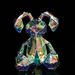 Creative Folded-Eared Rabbit 35cm Iridescent Glowing Indoor Decorative Ornament_voghion.com