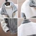 Winter plus velvet thick warm coat men's cotton wool jacket_voghion.com
