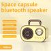 Space Capsule Bluetooth portatile mini altoparlante per bambini con slot per schede karaoke subwoofer piccolo regalo di compleanno_voghion.com
