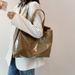 Borsa a tracolla singola alla moda, di grande capacità, da donna, versione coreana, sottobraccio, borsa tote trasparente alla moda e semplice_voghion.com