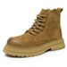 European Warm Series Heat-Resistant Big-Toe Martin 2025 Summer Shoes New Genuine Leather Versatile Workwear Thick-Soled Welding Men's Boots_voghion.com
