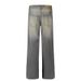 Herrenbekleidung Faded Bootcut Straight Wide Leg Casual Jeans für Herren_voghion.com