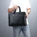 New Men's Bag Fashion Business Crocodile Pattern Handbag One Shoulder Document Computer Gift Bag Men's Bag_voghion.com