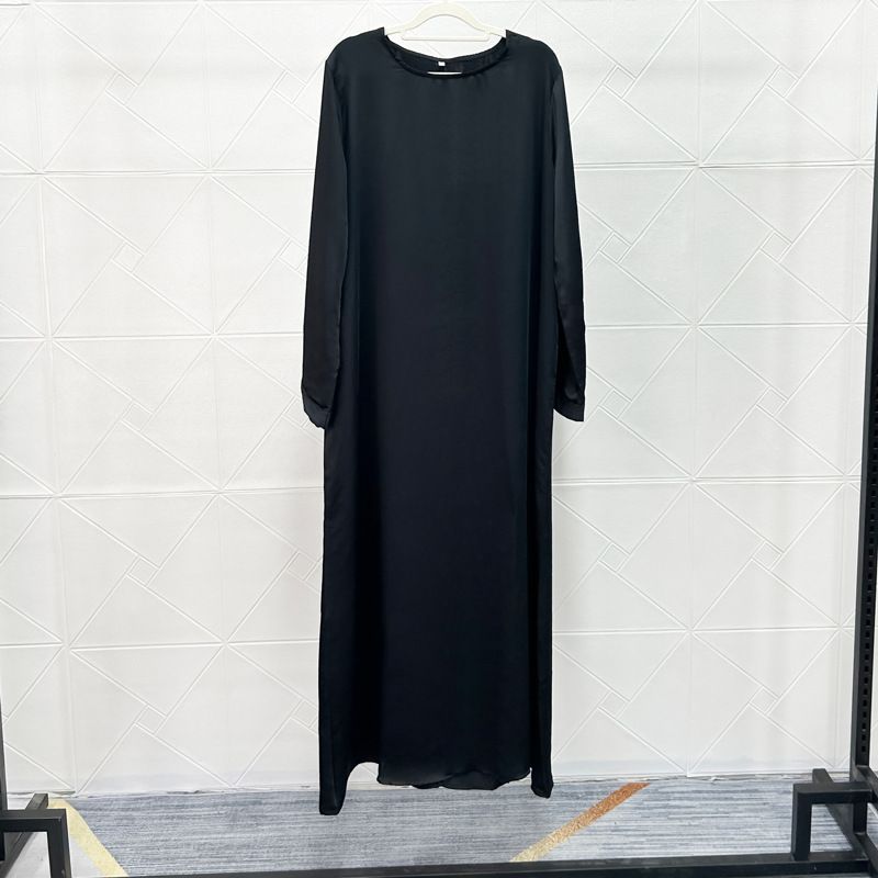 Dámské šaty Middle East Turkey saténový župan Abaya spot_voghion.com