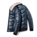 Herren-Winterlederjacke mit Kunstpelzkragen – Trendy Style, dicker, wendbarer Bombermantel_voghion.com