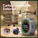 Portable CO Detector Alarm With Temperature & Humidity Monitor – High Accuracy 0-500ppm Range, USB-C Rechargeable_voghion.com