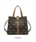 COCIO Designer New Letter Printed Shoulder Simple And Versatile Vintage Mailman Casual Classic Bucket Bag_voghion.com