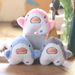 Soft Plush Adorable Shark Keychain Cute Ocean Animal Bag Toy Charm Stuffed_voghion.com
