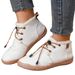 High-Top Baumwolle Damen Kurze 2025 Herbst Und Winter Neue Casual Style Sportschuhe Gummisohle Nicht Müde Füße Schneestiefel_voghion.com
