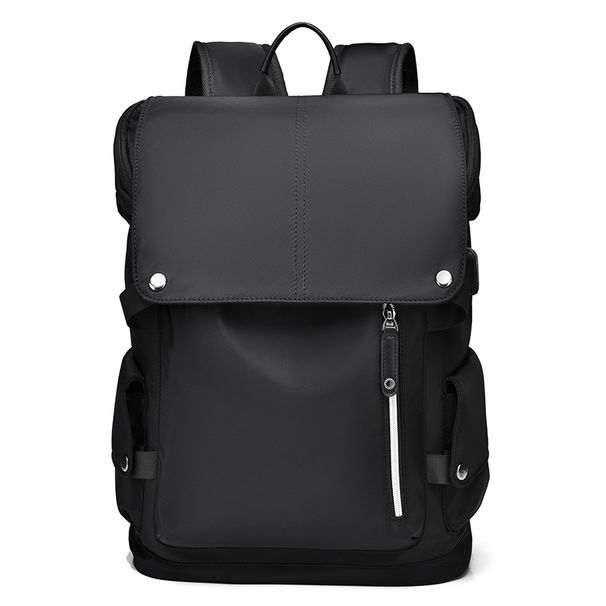 Robuster Canvas-Rucksack für Herren für Business und Reisen, wasserdichter Laptop-Rucksack mit großem Fassungsvermögen, stilvolle Pendlertasche für Arbeit und Uni_voghion.com