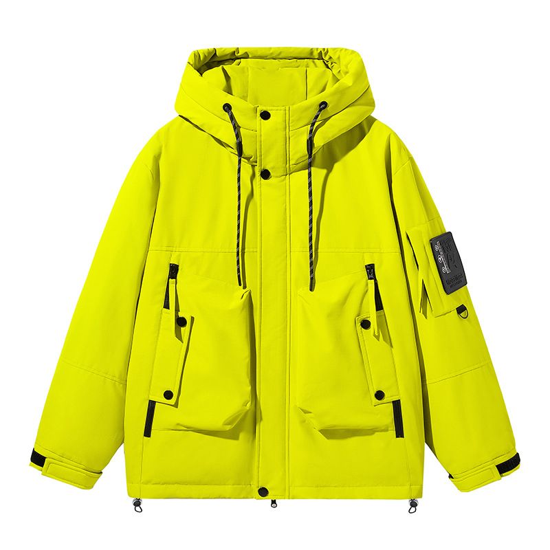 Giacca invernale con cappuccio 2023 nuova moda versatile spessa da coppia_voghion.com