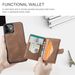 Abnehmbare Handyhülle mit Kartensteckplatz für iPhone 14 Pro Max 12 Mini 13 11 XR XS Max 7 8Plus Se 2020 Flip Leder Magnet Wallet Cover_voghion.com