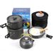 Outdoor Camping Pot Set 4 5 People Plus Teapot Combination DS 508 Pot Set Portable Picnic Pot Teapot Set_voghion.com