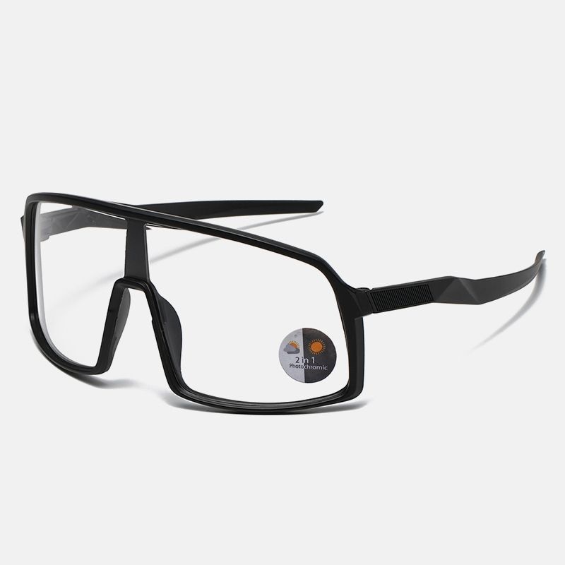 Óculos de sol esportivos com armação grande, à prova de vento, para ciclismo e montanhismo, para áreas externas, com mudança de cor_voghion.com