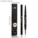 Eyebrow Enhancers Automatic Rotating Double Headed Triangle Eyebrow Pencil With Brush_voghion.com