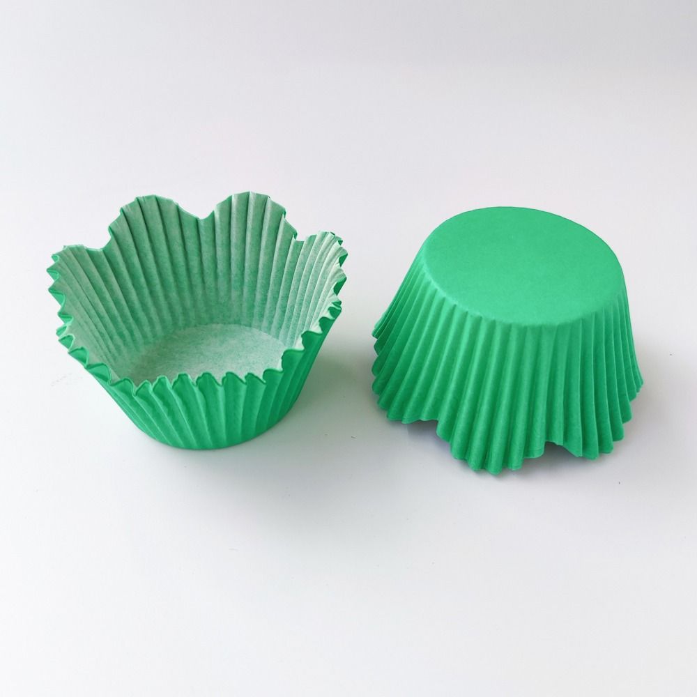 200 pirottini per torte, pirottini per torte resistenti all'olio, design a forma di fiore in colori assortiti, perfetti per biscotti e torte_voghion.com