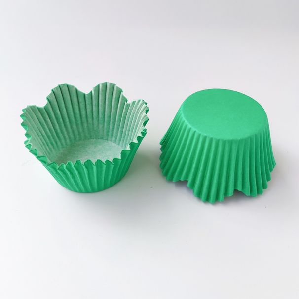 200 pirottini per torte, pirottini per torte resistenti all'olio, design a forma di fiore in colori assortiti, perfetti per biscotti e torte_voghion.com