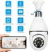 BCOOSS Home Security Wireless WIFI Outdoor Surveillance Camera With Light Bulb 1080 HD Motion Detection 360 Degree Wide Angle_voghion.com