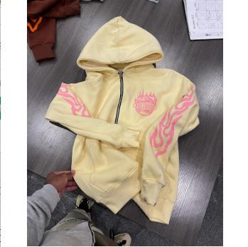 Cute Soft Girl Student Cartoon Mii-lee JK Jacket Zipper Kuromi Cotton Hoodie Cinnamoroll Print_voghion.com