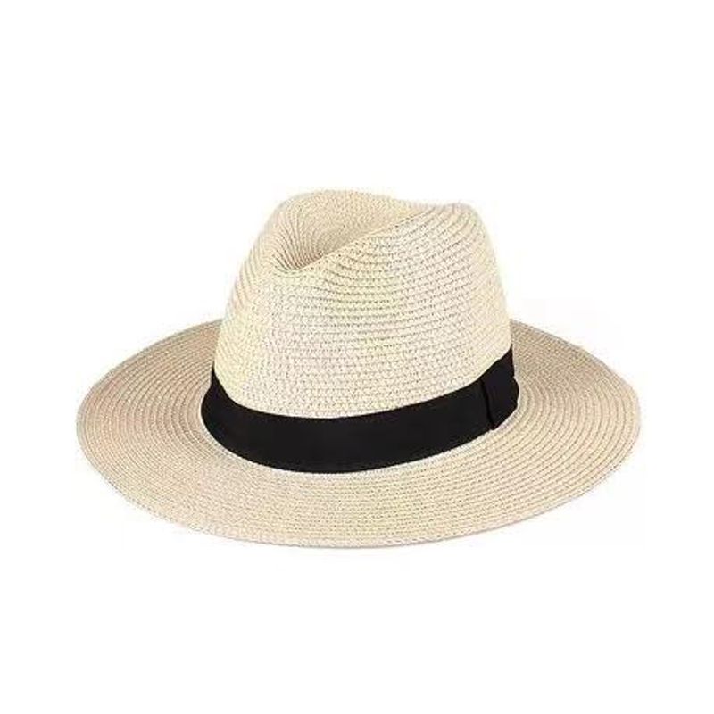 Men's Ameki Hawaiian Straw Hat For Seaside Vacations_voghion.com