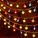 Solar LED String Lights With Red Lanterns & Chinese Knots - Waterproof, Remote Control, 8 Modes For Outdoor Holiday Decoration_voghion.com