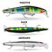 Langsam sinkende Minnow Ultra Long Casting Kunststoff Harten Köder Bionic Lure Fishing Gear_voghion.com