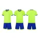 No Pattern Short Sleeve Uniform Football Training Clothing Summer Sportswear Kid Soccer Clothes Sets Z250211_voghion.com