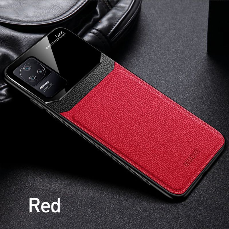 Cover posteriore in plexiglass in pelle per Xiaomi Poco F4 F 4 PocoF4 5G TPU Soft Frame antiurto Proteggi Fundas Poxo Poko Little_voghion.com