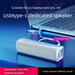 Computer Desktop USB One-Line Kleine Luidspreker Subwoofer Conferentieversterker Mini Home Universeel_voghion.com