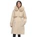 Parka lungo da donna con cappuccio in pelliccia sintetica staccabile, giacca imbottita calda invernale, vestibilità slim, antivento, capospalla alla moda per il freddo_voghion.com