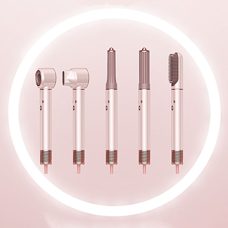 Curling Iron 5-in-1 High-Speed Negative Ion Care Strong Wind High Power Quick-Dry 3-in-1 Hair Dryer_voghion.com