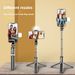 Bluetooth Mobile Phone Selfie Stick Q03s Handheld Douyin Photo Live Broadcast Integrated Tripod Desktop Bracket Telescopic Rod_voghion.com