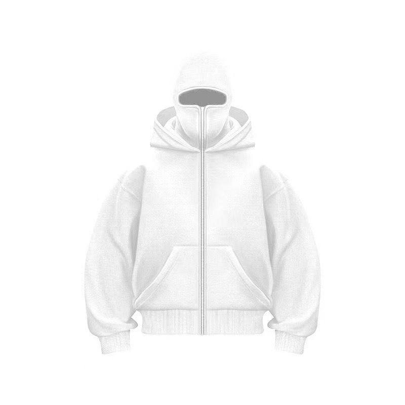 Felpa con cappuccio unisex con design a doppio cappello, primavera e autunno 2025_voghion.com