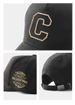 Cappello da baseball in puro cotone con grande circonferenza della testa per autunno e inverno, da uomo, con visiera, design originale, versatile, alla moda, con parte superiore rigida e corona alta_voghion.com