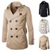 2022 Spring and Autumn men's oversized Korean version trendy double breasted slim fit trench coat_voghion.com