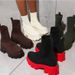 Fly-woven breathable candy-colored muffin platform boots for women_voghion.com