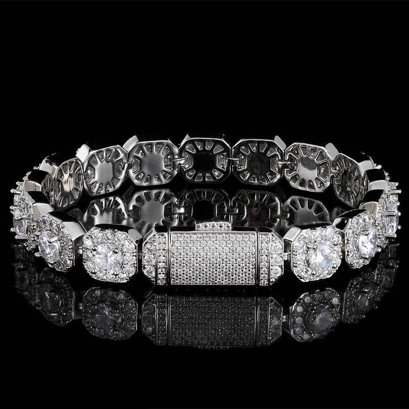 Bijoux pour hommes Bracelets Hip Hop, Chaîne Rock Sugar, Bracelets en zircon, Accessoires de mode de personnalité tendance,_voghion.com