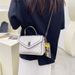 High-end Bag Women's 2023 New Autumn And Winter Handbag Women's Bag Rhombus fashion shoulder bag all-match wideband Messenger bag_voghion.com