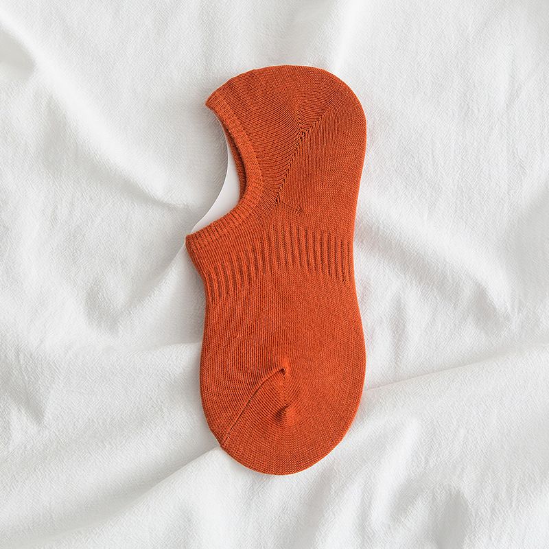 Dünne Bootssocken aus Mesh für Frühling und Sommer, atmungsaktive und schweißabsorbierende leichte kurze Socken mit einfarbigem, rutschfestem Silikon und Damensocken_voghion.com