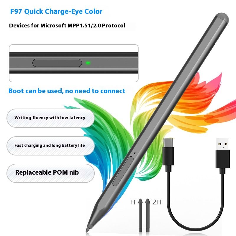 Vhodné pro Microsoft Surface Stylus Pro/Go/Laptop/Book s ochranou proti náhodnému dotyku a speciálním perem_voghion.com