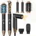 Airstyler & Set 5 In 1 Haarstyler Föhn Lucht-automatisch Hetelucht Ronde Krul Stijltang Stylingborstels_voghion.com