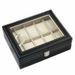 Watch Storage Box 12-digit Watch Case Wooden Pu Leather Watch Case With Lock Watch Case Display Case Storage Box_voghion.com