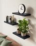 Nordic Floating Shelf - Rustic Oak | 10kg Capacity | Wall Storage | Bathroom/Office | Easy Install_voghion.com