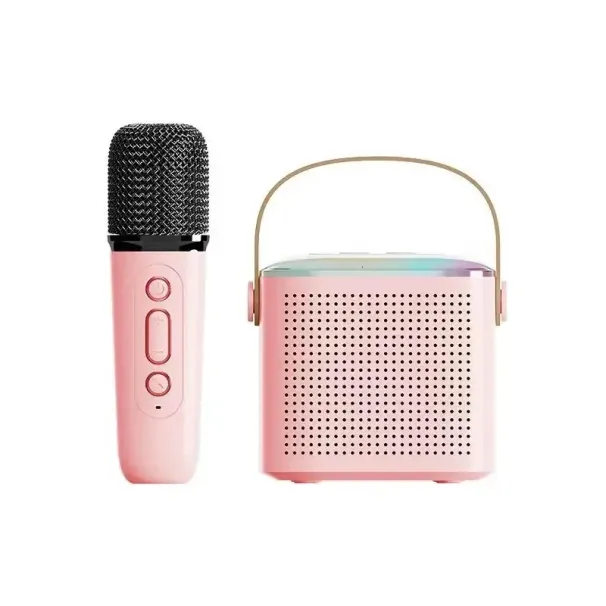 Micrófono portátil Bluetooth Karaoke con 2 micrófonos inalámbricos de mano para fiestas en casa 240621_voghion.com